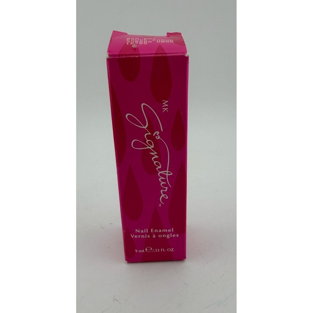 Mary Kay MK Signature Nail Enamel Red Hot Rouge Chaud 9 mL 0.3 Fl‎ Oz